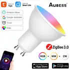 Светодиодная лампа AUBESS Tuya GU10, 3,5 Вт, 100-240 В