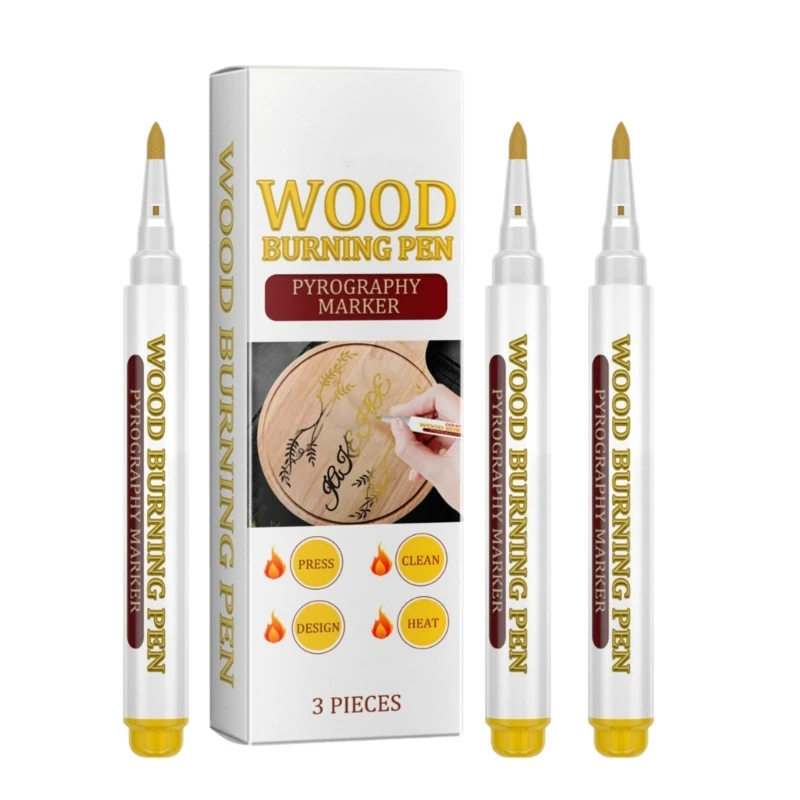 3/9 шт./компл. ручка для выжигания по дереву маркер пирографии в