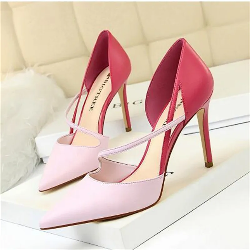 

Fashion Sexy High Heels Shoes Women Pumps Mixed Colors Pumps Women Heels Women Shoes Crystal Wedding Shoes Summer Women Sandals