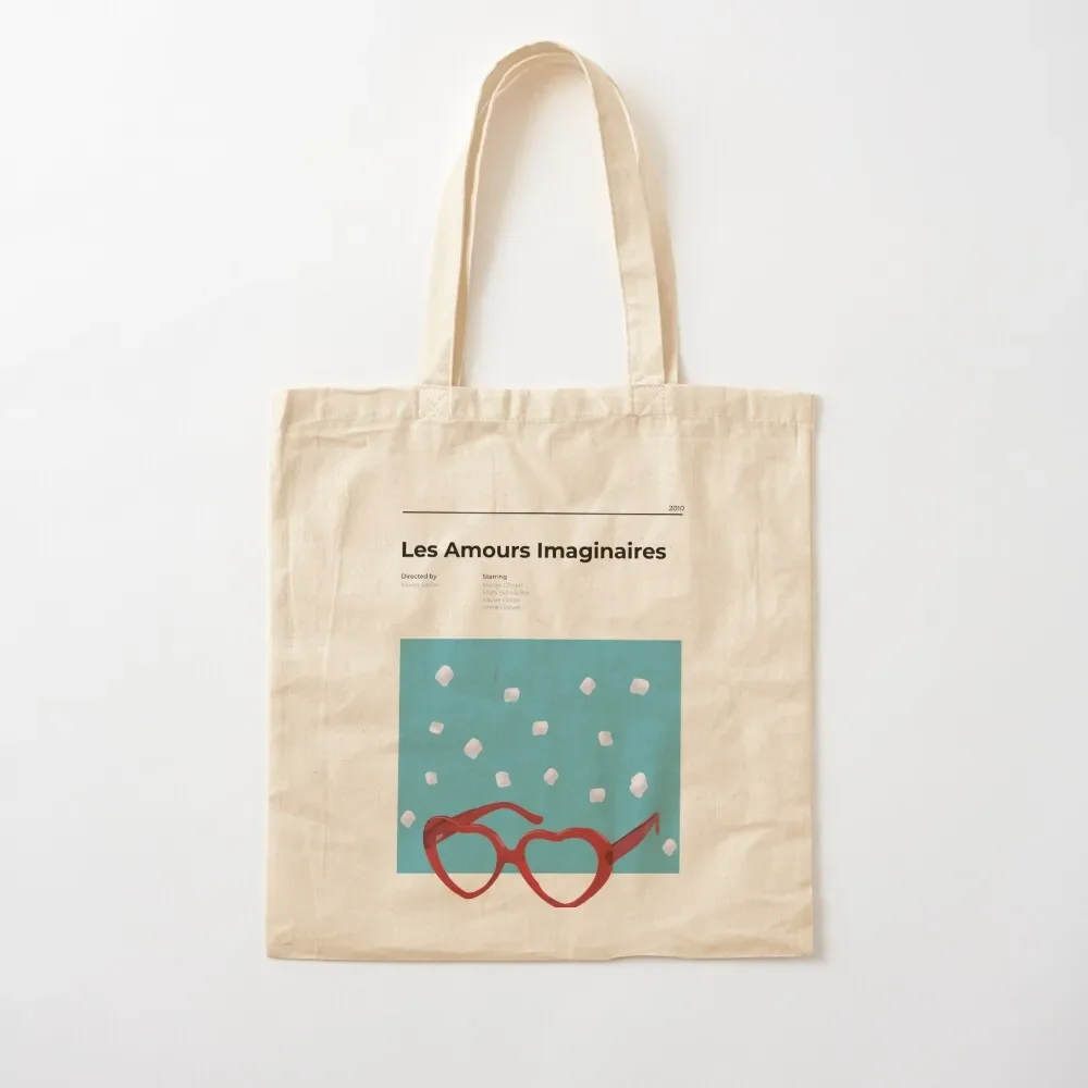 Les Amours Imaginaires - Heartbeats Минималистичный постер фильма Xavier Dolan Tote Bag тканевая сумка