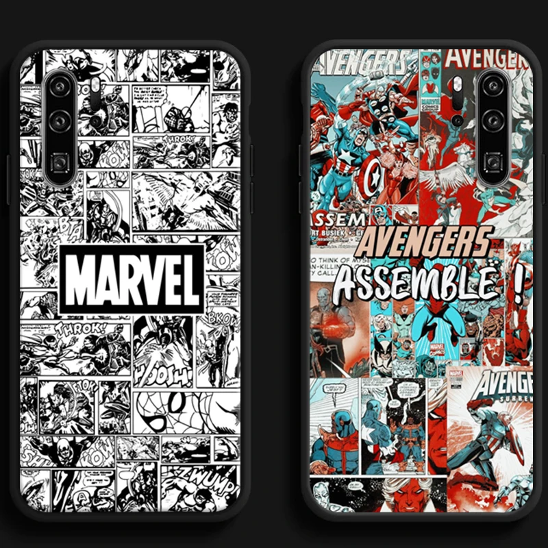 

Marvel Avengers US Phone Cases For Huawei Honor Y6 Y7 2019 Y9 2018 Y9 Prime 2019 Y9 2019 Y9A Carcasa Back Cover Soft TPU