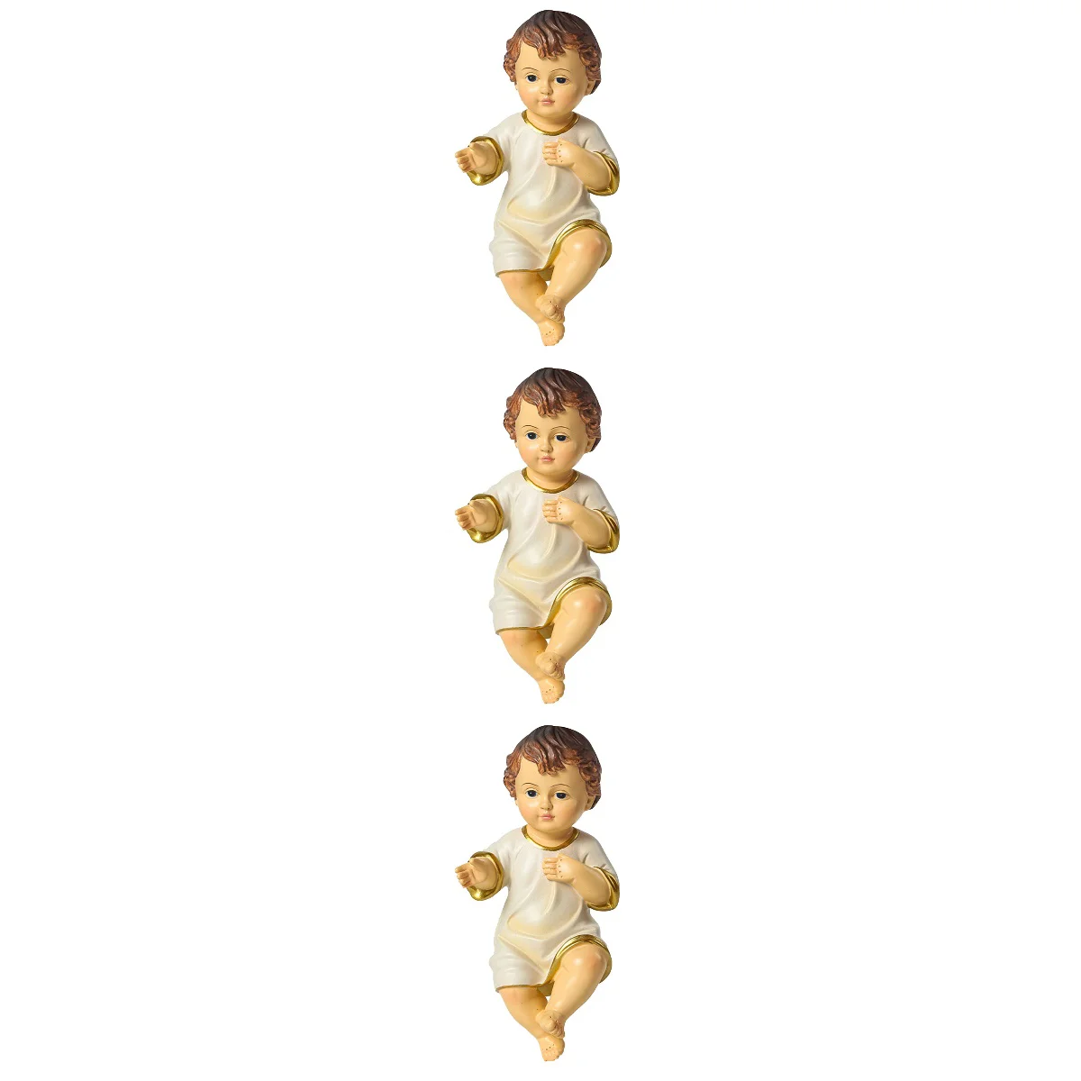 

Baby Jesus Resin Statue Religious Figurine Model Decor Figure Nativity Figurines Adornment Holy Child Sculpture Catholic Gifts
