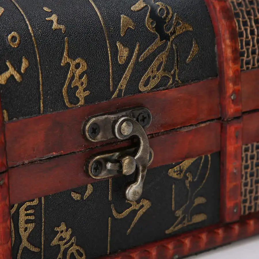 Винтажная шкатулка для хранения ювелирных изделий деревянное украшение