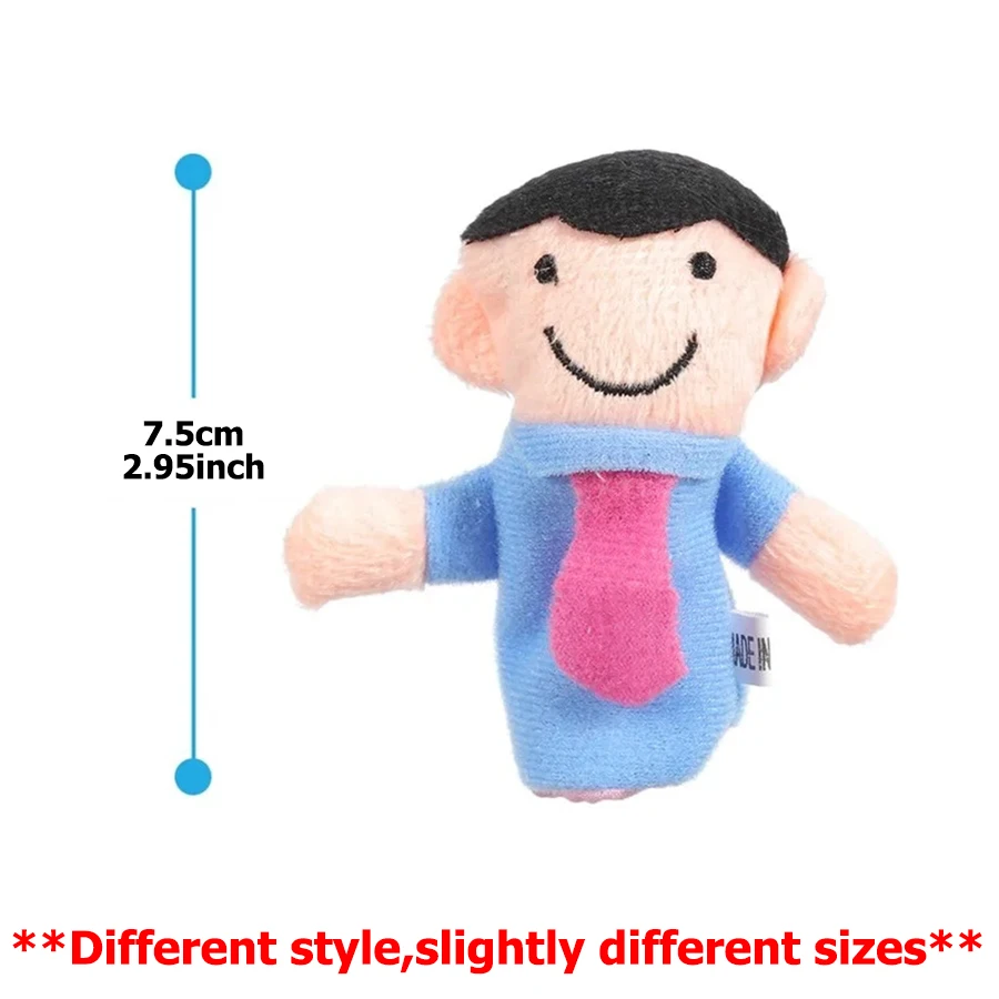 6/10 шт. плюшевые куклы на палец