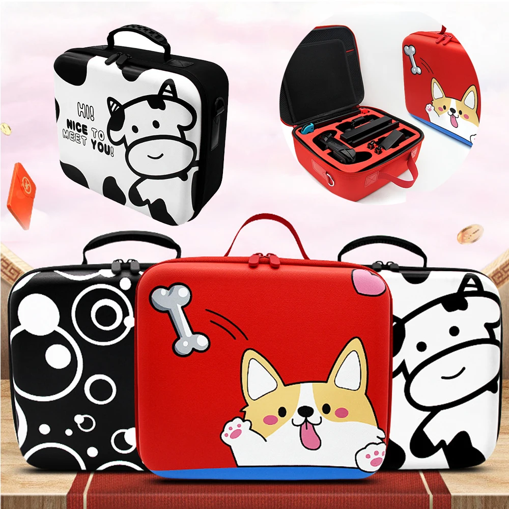 

for Nintend Switch Luxury Big Bag Handbag Storage Shell Case Ns Console and Nintendo Switch Oled Accessories joycon Pouch