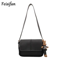 2022 trend cute high quality clutch bags chic purses solid color crossbody bags women leather shoulder bag handbags party clutch