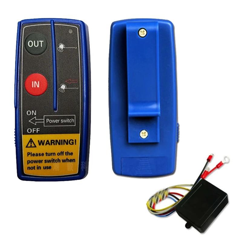 

24V 12V Recovery Wireless Electric Digital Winch Remote Control for Truck-Jeep ATV SUV Trucks Handset Switch Controller