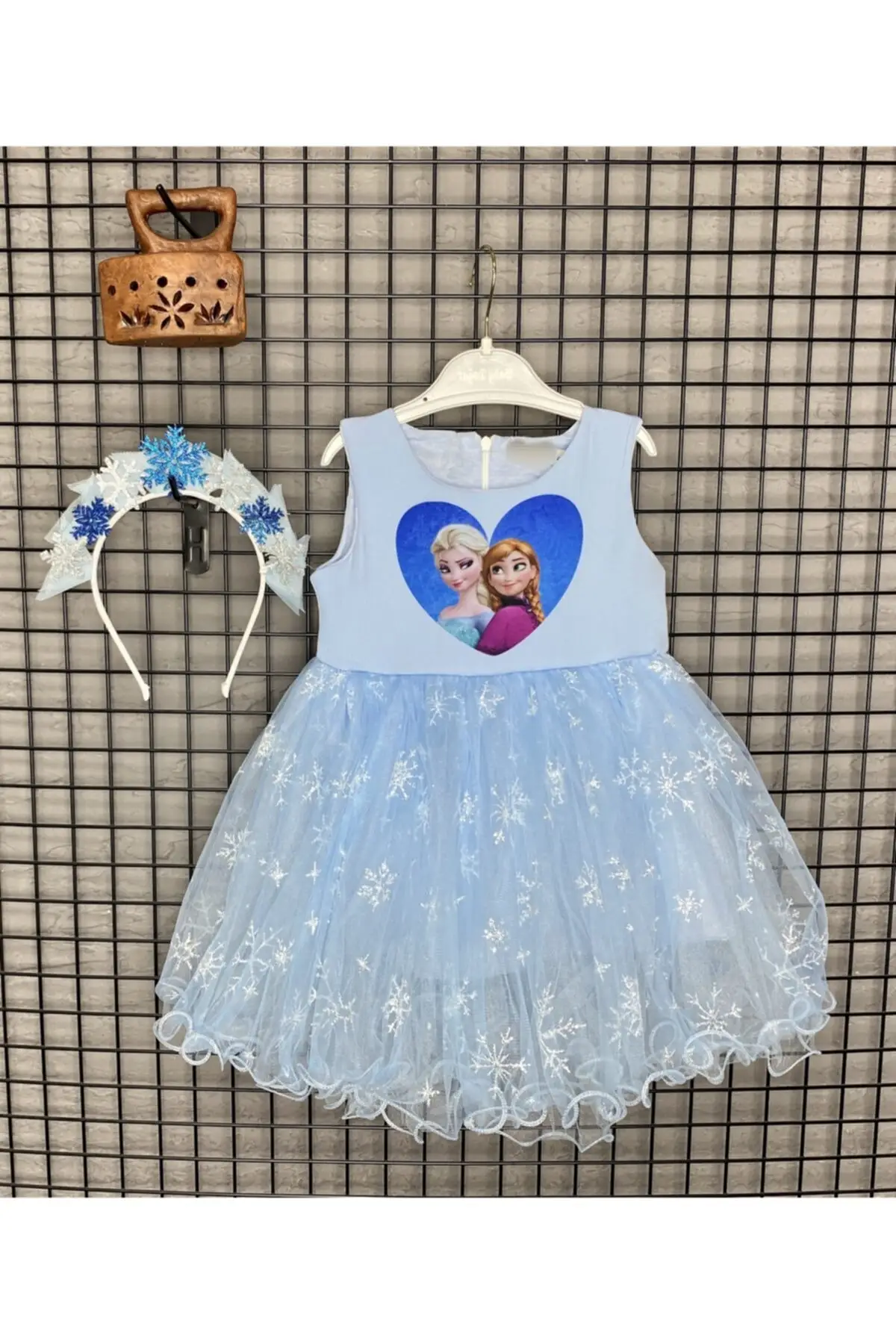 

Baby girls Evening Dress/Dress Printed Maxi Blue Lining Outerwear