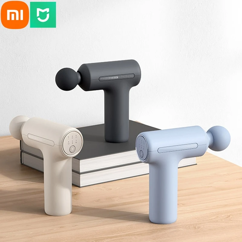 Фото Xiaomi Mijia Fascia Gun 3 Mini Dual Mode 12 кг High Thrust Smart Gear Индикатор силы памяти Light Ring Портативный массажный пистолет №1