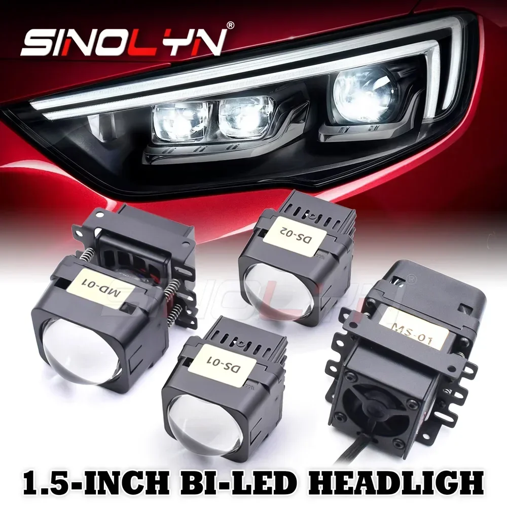 Sinolyn 1,5 дюймов Pro Mini Bi светодиодный проектор линзы Высокий ...