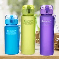 400ml560ml water bottle student sport couple plastic portable container anti drop leak proof seal couple outdoor with rope cup