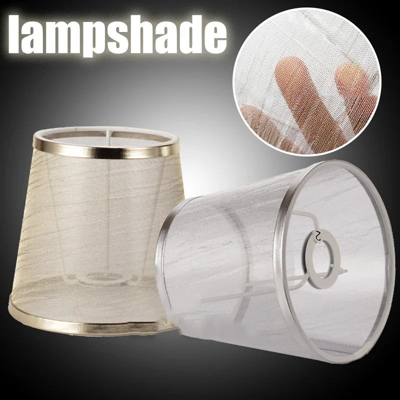 

Mesh Cloth Lamp Shades Chandelier Shades Clipping Fitter/Rack Mount for E14 Lamp Shades for Table Lamp Floor Light accessories