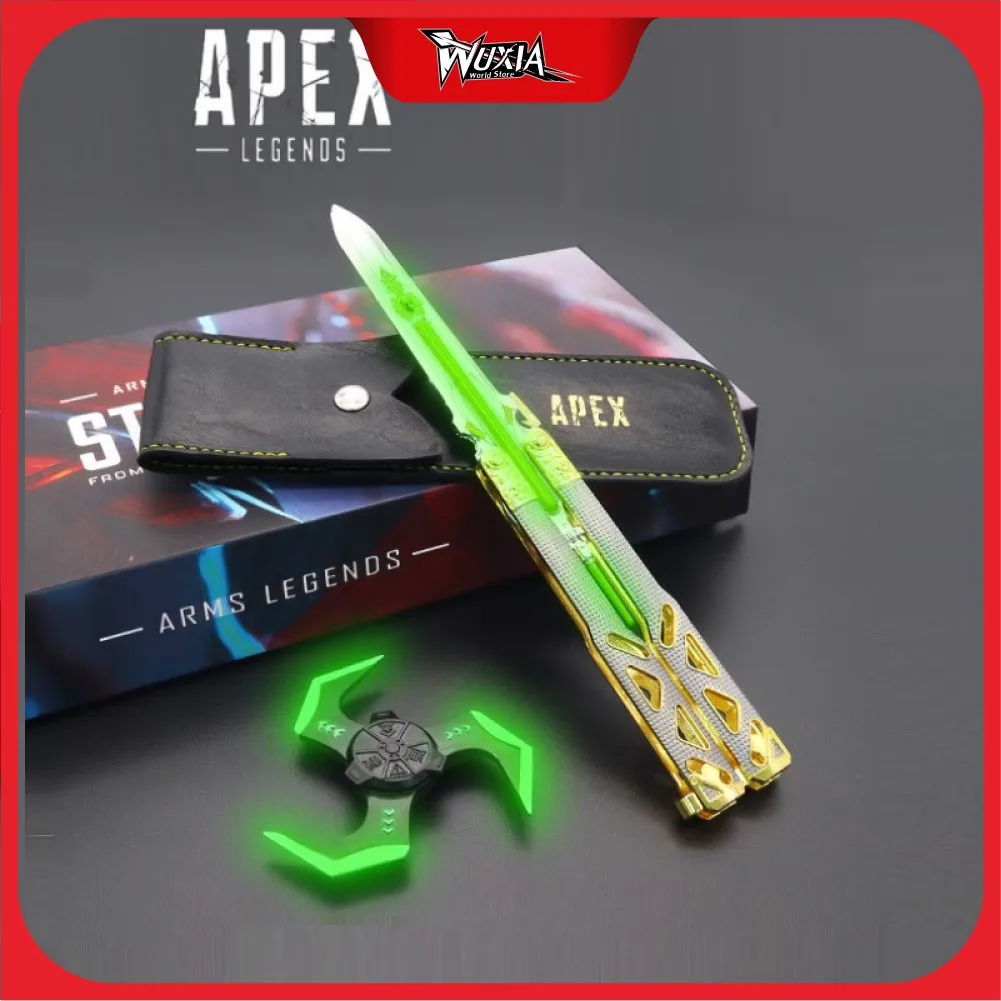 

Apex Legends Heirloom Octane Weapon Box Model Arc Star Butterfly Knife Wraith Kunai Bangalore Raven Bite Kids Toy Christmas Gift