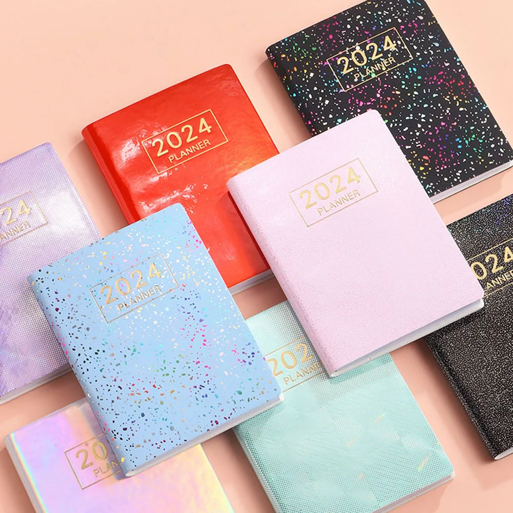 

A7 Laser Note Book Mini Portable 2024 Notebook Pocket Notebook Stationery Colorful Office Supplies Portable