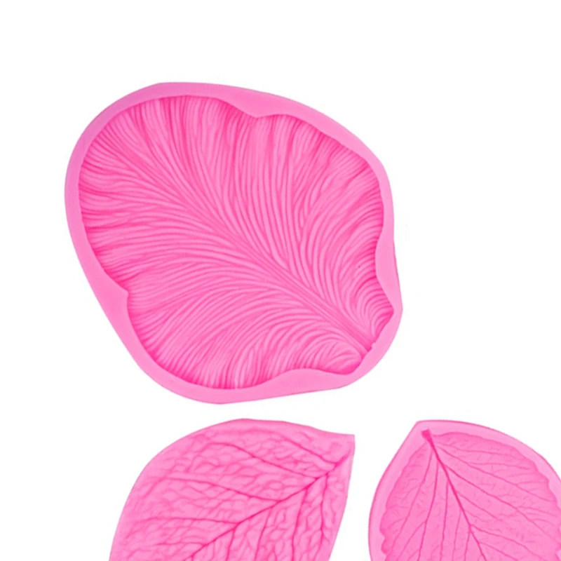Набор силиконовых форм в виде цветка искусственная форма вены листа розы