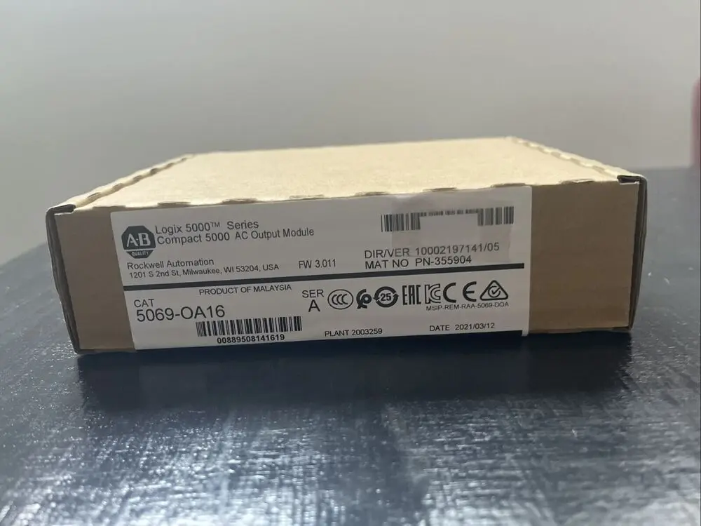 

Новый Герметичный цифровой модуль переменного тока Allen Bradley 5069-OA16 SER 5000