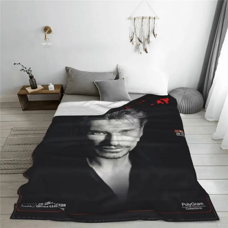 3d-одеяло Джонни Хелли летнее флисовое многофункциональное супермягкое