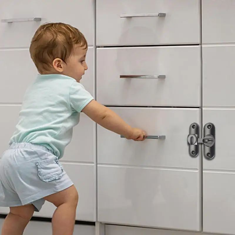 Замок для раздвижной двери сарая 90/180 дюйма с 4 винтами