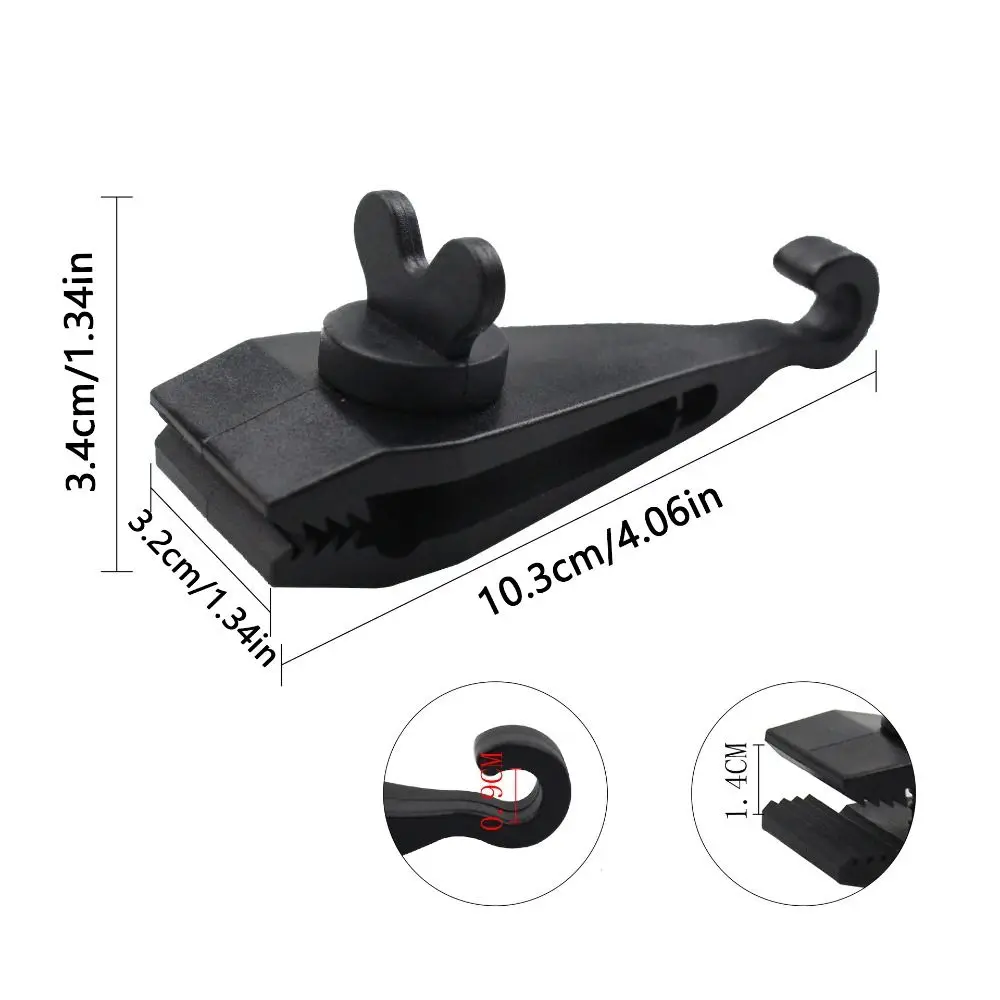 4 шт. многоразовые зажимы для тентов