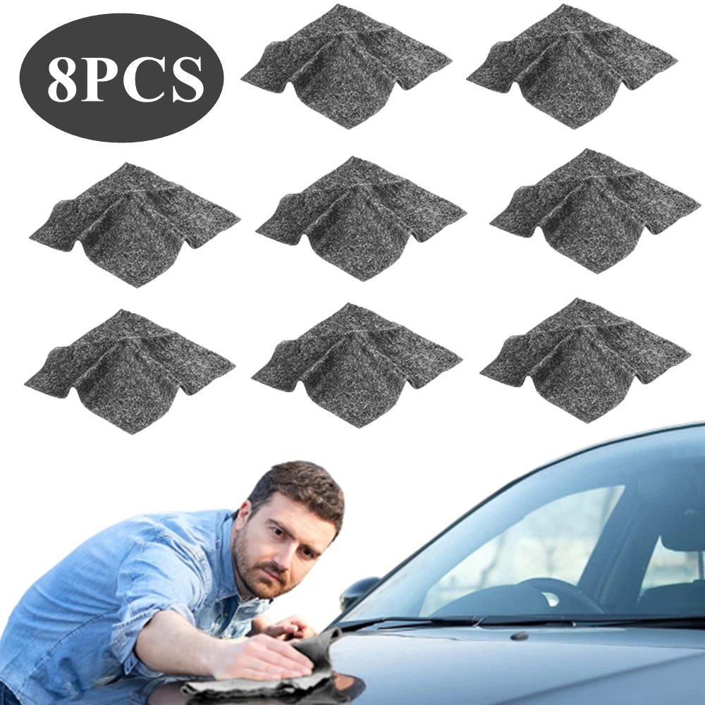 

8PCS Nanosparkle Auto Nano Car Scratch Repair Cloth Nano Sparkle Car Scratch Remover Cloth Scratch Eraser Surface Repair