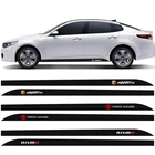 Наклейки на боковую юбку автомобиля, 2 шт., для Mazda, Audi S, line, Porsche, Peugeot, Ford, Hyundai, Land Rover, Lada, Kia, автомобильные аксессуары