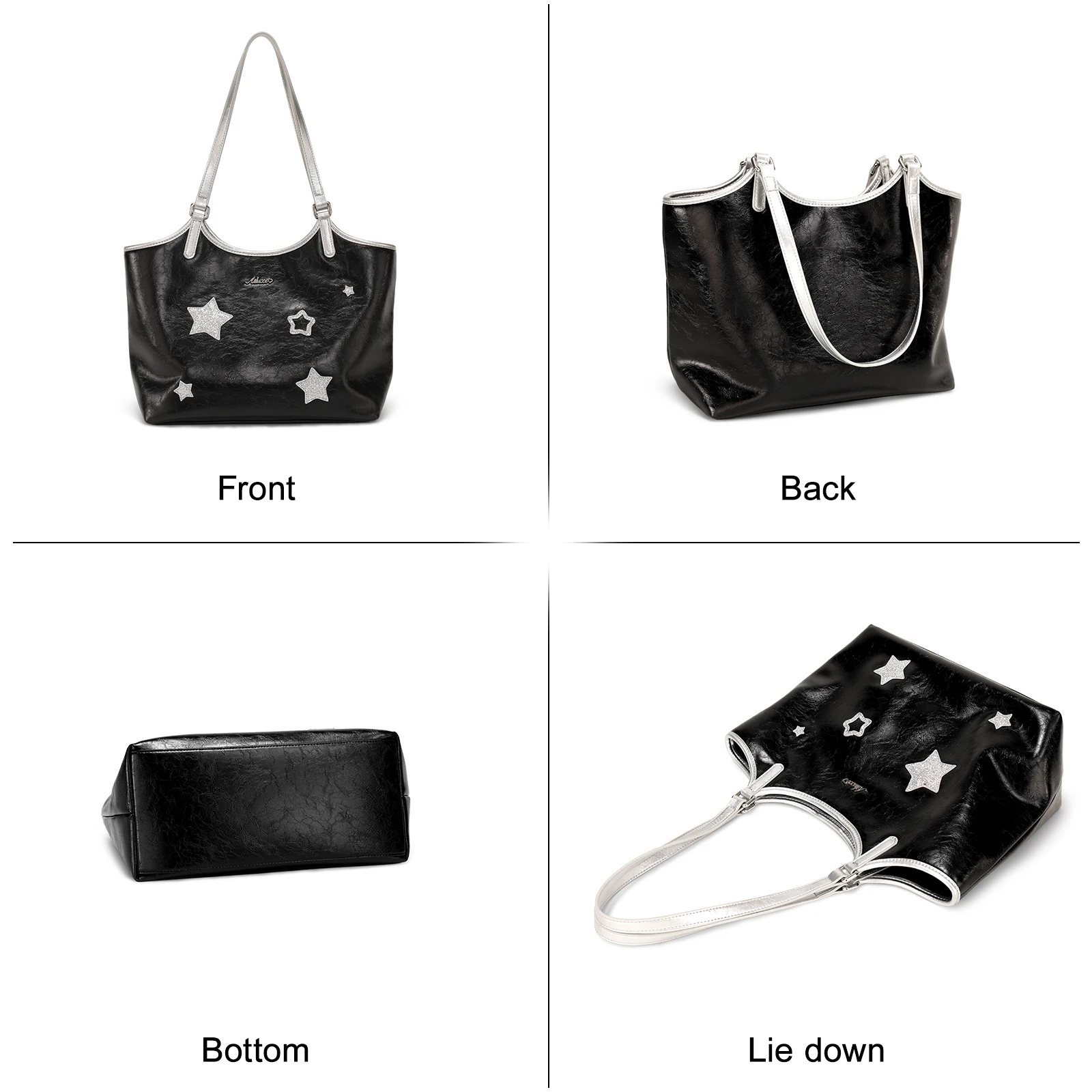 Женская сумка для подмышек AILUXI новинка 2024 вместительная сумка-тоут со звездным