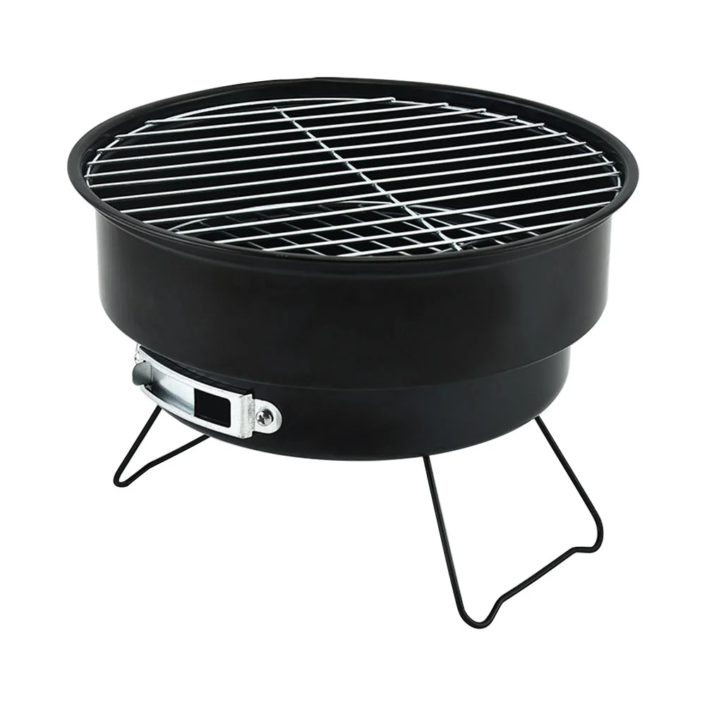 

Grill Charcoal Bbq Stove Portable Barbecue Camping Rack Outdoor Cooker Basket Burner Steel Small Grills Stainless Burning Wood