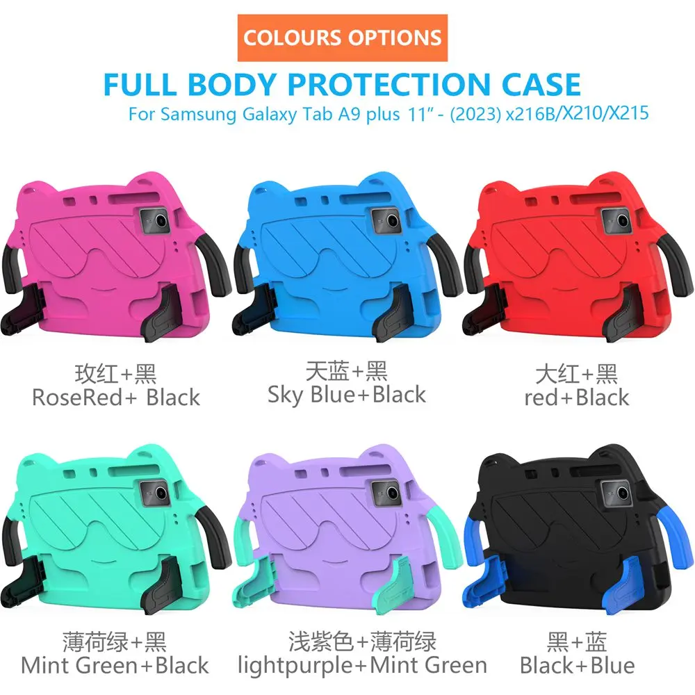 Фото Чехол для Samsung Galaxy Tab A9+ 11 дюймов SM-X210 SM-X215 SM-X216 EVA kids Cover Tab A9 PLUS 2023 X210 X215 X216B SM-X218U funda coque №2