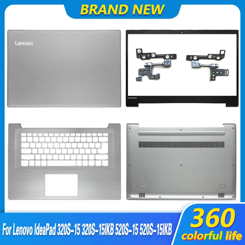 

Новая задняя крышка для ноутбука/Передняя панель/петли/Упор для рук/Нижняя крышка для Lenovo IdeaPad 320S-15 320S-15IKB 520S-15 520S-15IKB