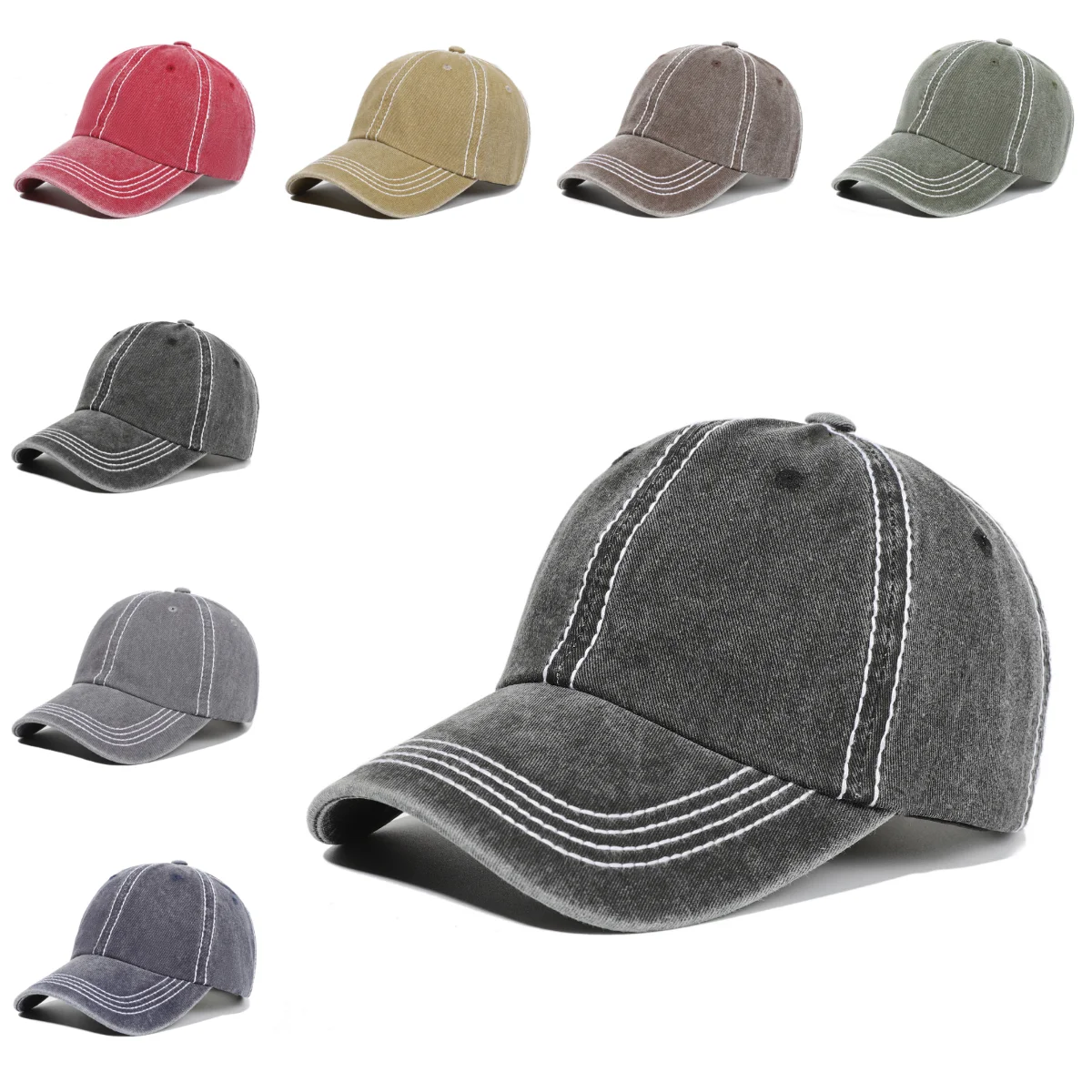 

Solid Color Baseball Caps Summer Sunshade Outdoor Sports Caps Casual Fashion UV Protection Sun Hats Outdoor Fishing Running Caps