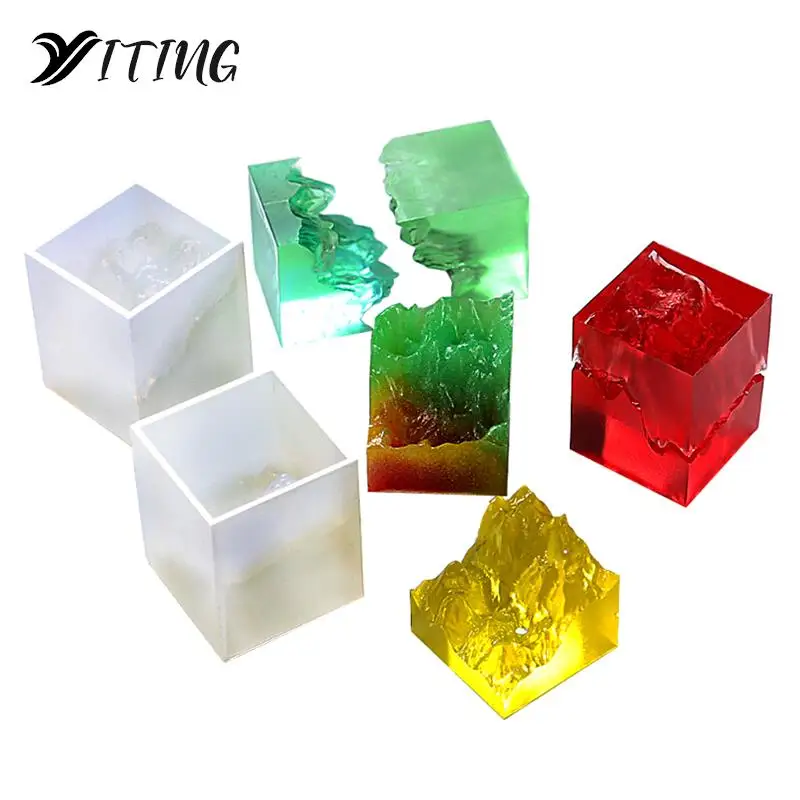 

Snow Mountain Peak Broken DIY Resin Mountain Silicone Mold Ocean Micro Landscape Crystal Epoxy Mould
