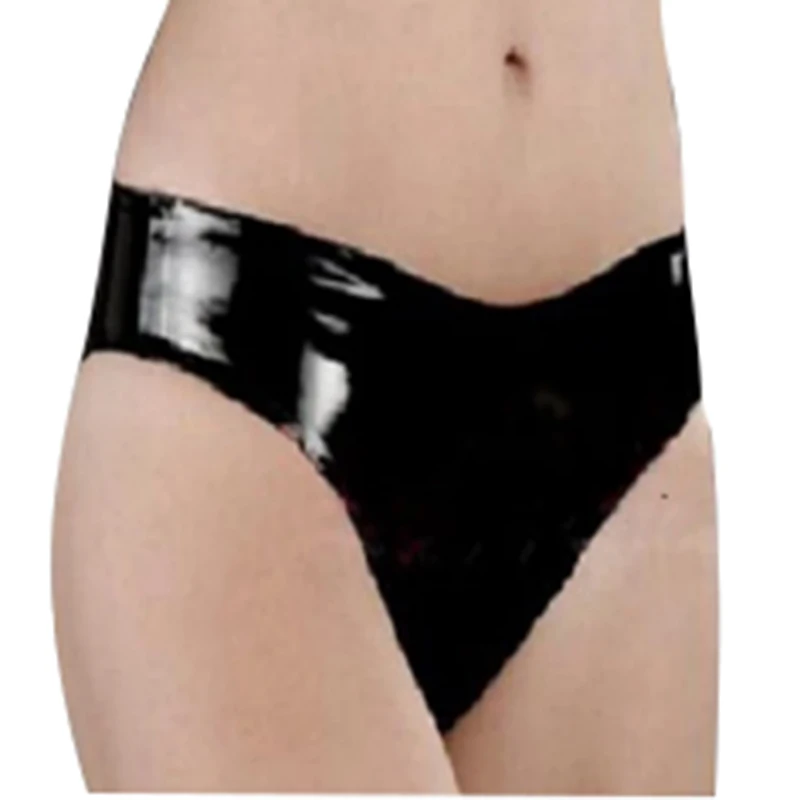Latex Briefs sexy Underwear fetish Bikini exotic Knickers rubber Underpants crotch pants