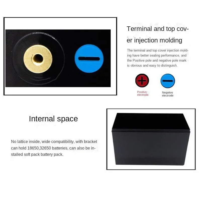 Литиевая батарея 4 аккумулятора 12 В 24 48 100 А/ч 150 200 280 а/ч пластиковая коробка RV