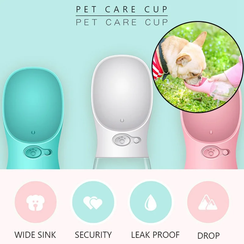 

Portable Dog Water Bottle For Small Large Dogs Bowl Outdoor Walking Puppy Pet Travel Water Bottle Cat Drinking Bowl Dog Supplies