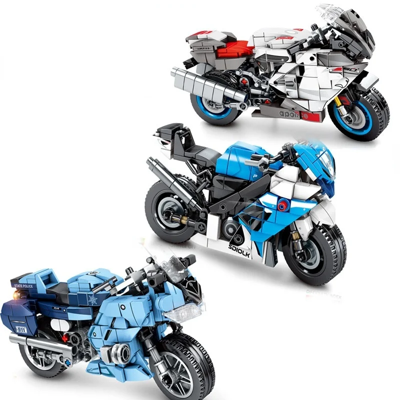 Мотоцикл для пересеченной местности модель города технические строительные