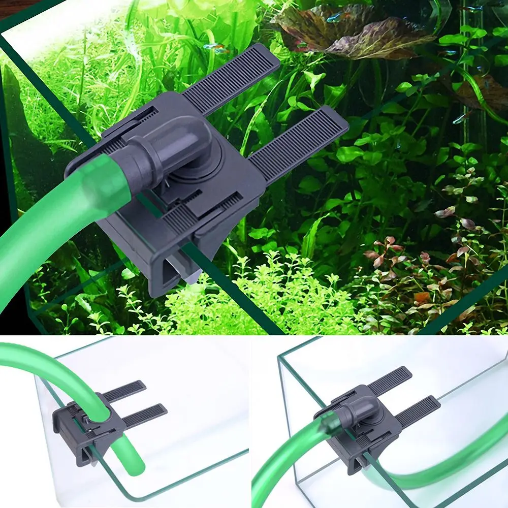 

1Pc Plastic Aquarium Fish Tank Water Pipe Connector Fish Tank Mount Holder Inflow Outflow Stretchable Aquarium Accessories
