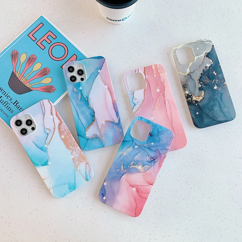 

Мягкий чехол для iPhone Own-IMD, совместим с моделями 6, 7, 8 plus, 11 Pro max, x, XR, XS max, Se 2020, Мраморная текстура, модный
