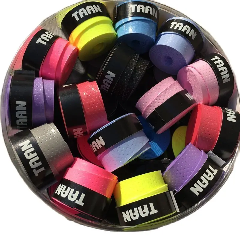 

60 pcs Genuine TAAN Anti-skid Tennis Racket Overgrips sweat absorbed wraps taps tacky feel badminton grips punch grips