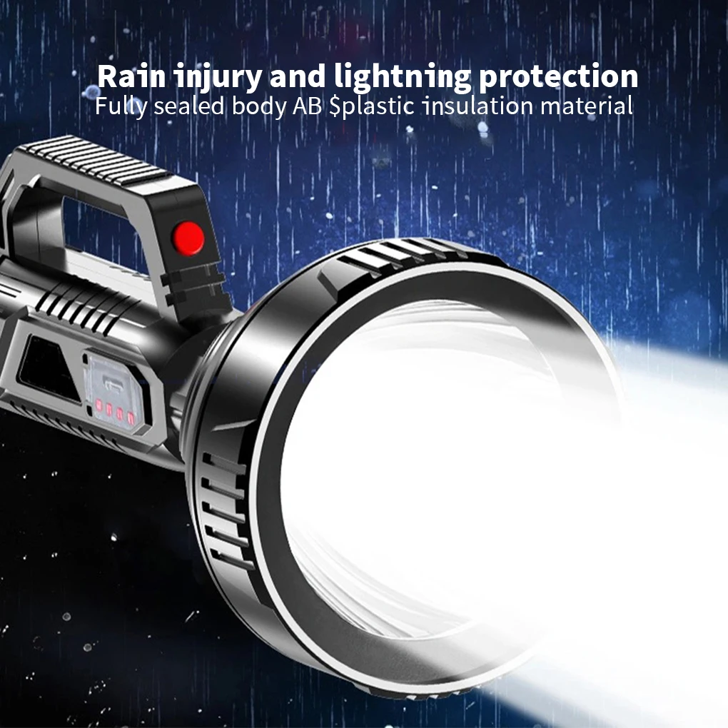 

Flashlight Rechargeable Adjustable Waterproof Searchlight Spotlight Lamp