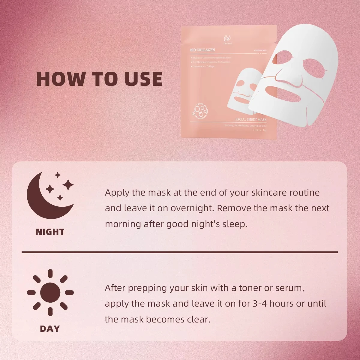 Чувствительная успокаивающая питательная отбеливающая увлажняющая биоколлагеновая настоящая маска против морщин, увлажняющий крем, биоколлагеновая маска для лица (art.: 3920d4014ce12) - 3920d4014ce12