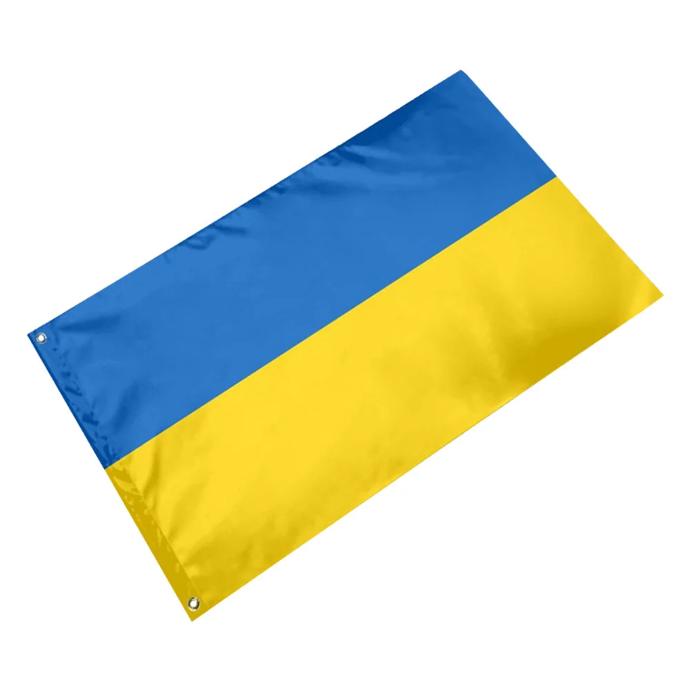 

Ukraine Flag Decorative 3x5FT Household Nation Flag Decor for Backyard Garden