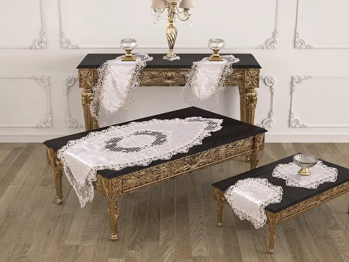 

Diamond Salon set 5 piece cream