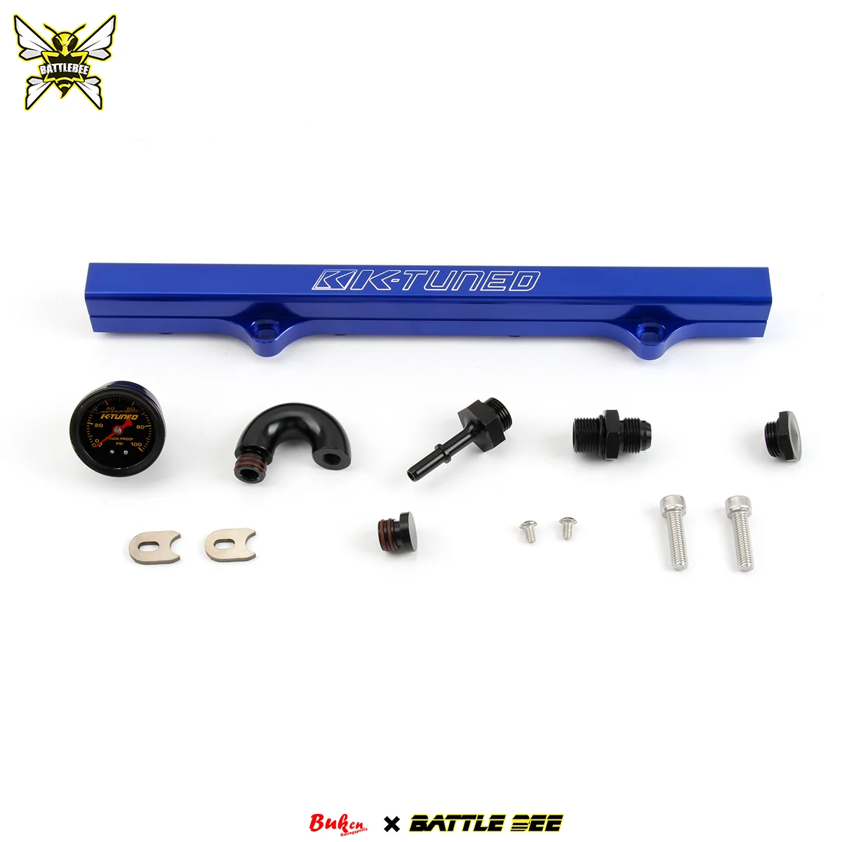 Фото Подходит для Honda Civic K20 K24 FD2 CL7 DC5 топливная рейка серии K топливная рейка с манометром масла №5