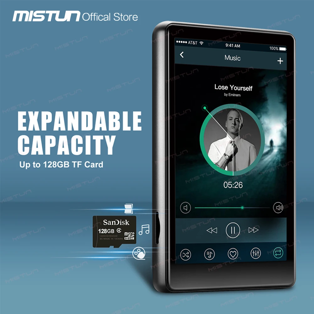 Новинка 2022 Bluetooth MP3 MP4 плеер 4 0 дюймовый сенсорный полноэкранный встроенный