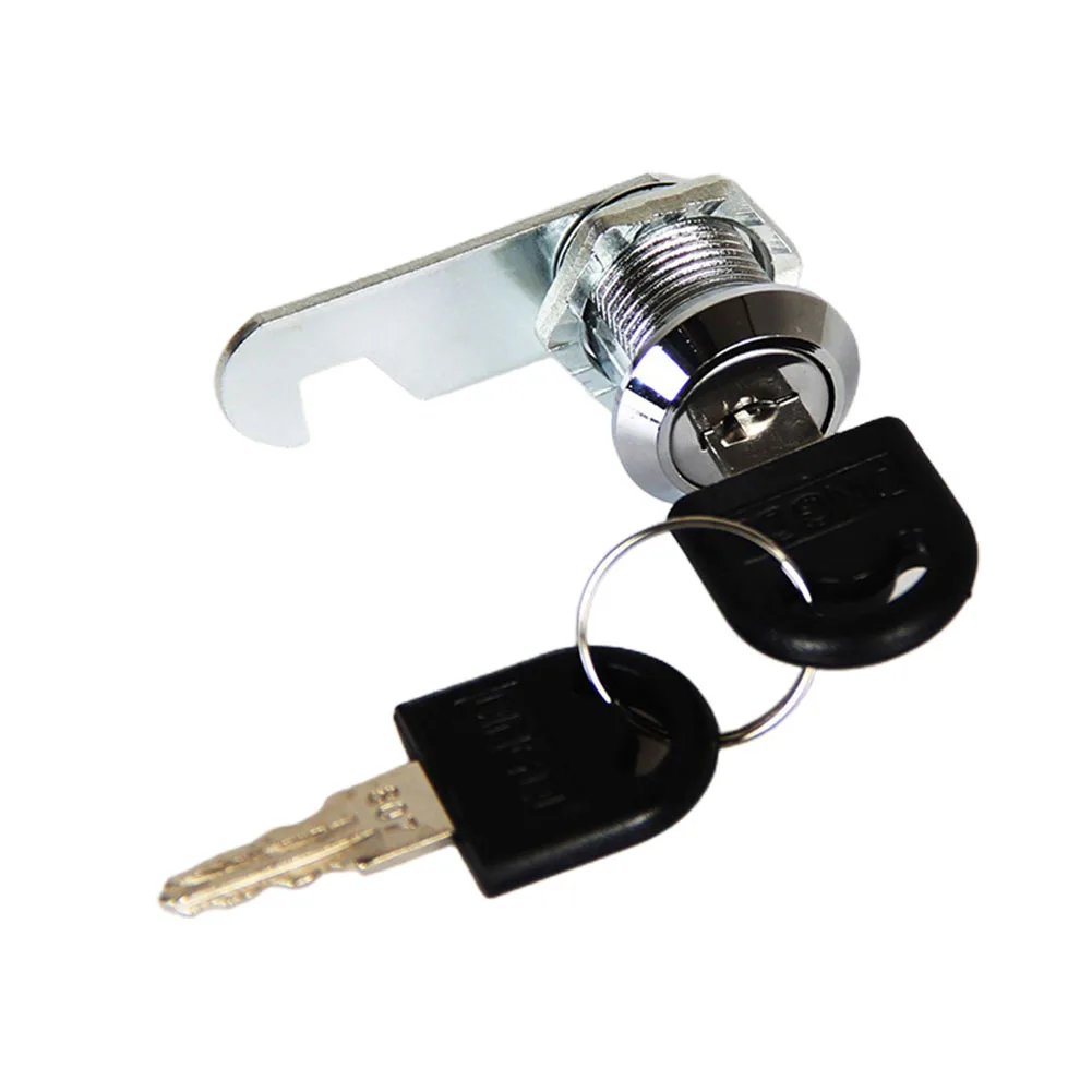 

2PCS File Cabinet Lock Zinc Alloy For Filing Cabinet Locker Drawer Tool Cabinet Drawer Mailbox Cam Lock With Keys
