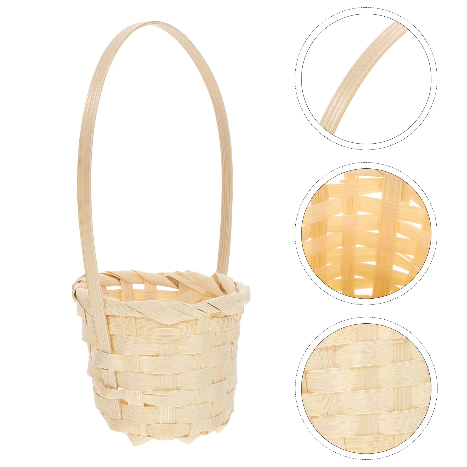 

5pcs Planter Basket Woven Pot Basket Storage Organizer Basket for Rustic Home Farmhouse Decoration