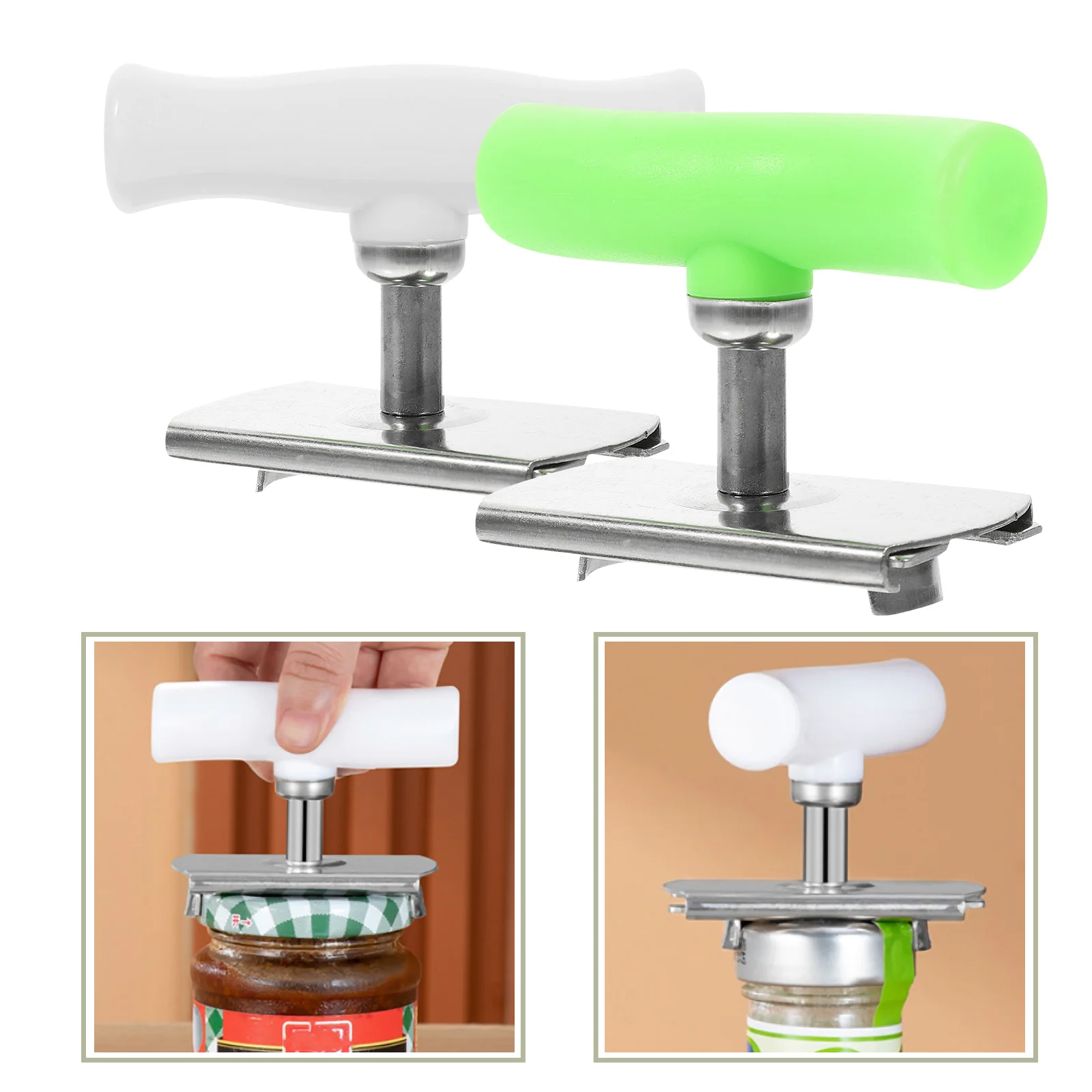 

2Pcs Jar Opener for Weak Hands Multifunctional Jar Opener Jar Lid Opener Jar Opener Tool