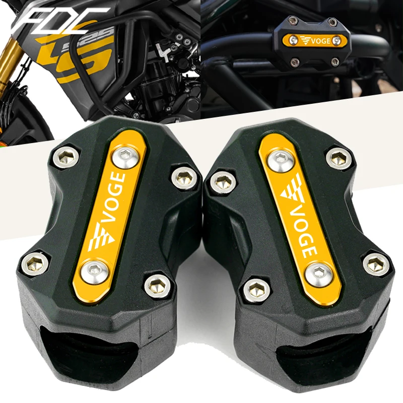 Plaque De Support Béquille Latérale Pour Moto VOGE DSX - Aluminium CNC - Noir - Compatible 2023-2025