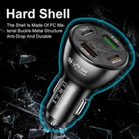 usb car charger 20w pd qc3 0 type 3 1a 2usb fast charging adapter multi functional multi port charger car accessories drop ship