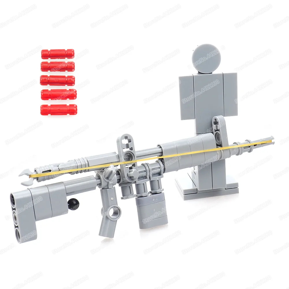 Мини-оружие искусственное оружие Резиновая лента выбросы 5 капсул сборная пуля